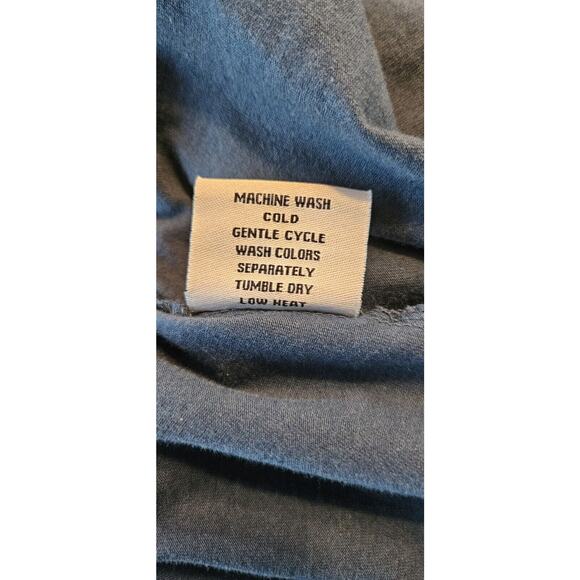 Snapdragon & Twig Dress Size Sm Blue Grid Pattern Asymmetrical Lagenlook Cowl... - Picture 11 of 11